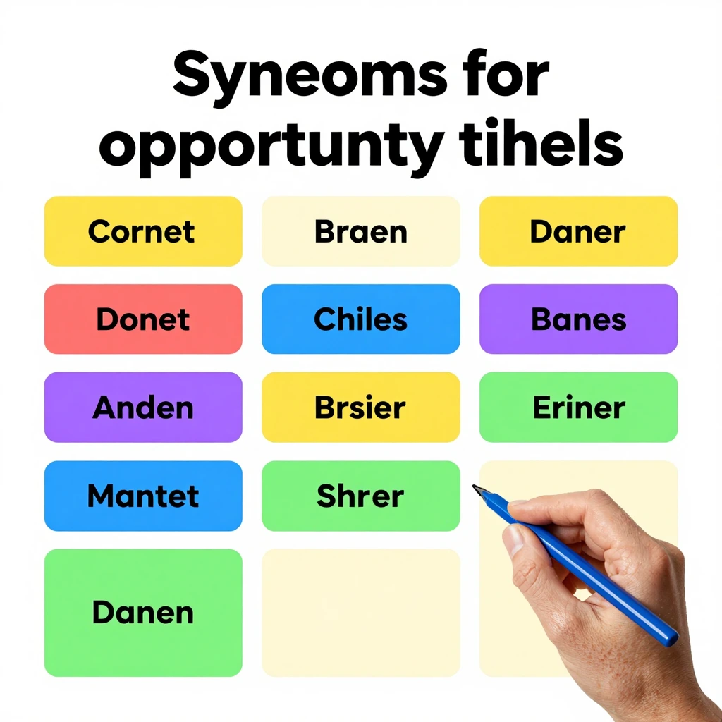 Synonyms for opportunity